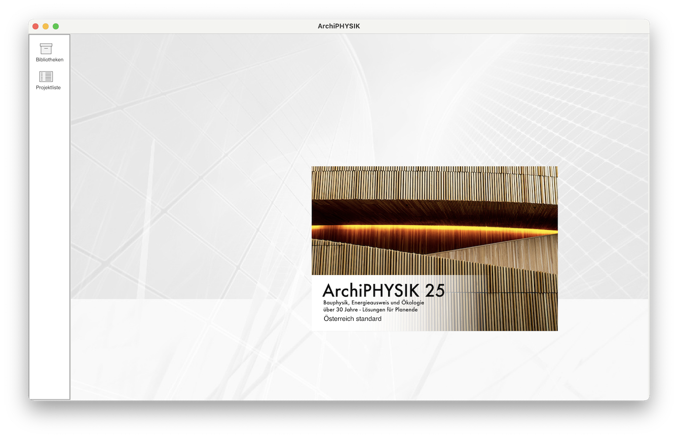 ArchiPHYSIK Splash Screen